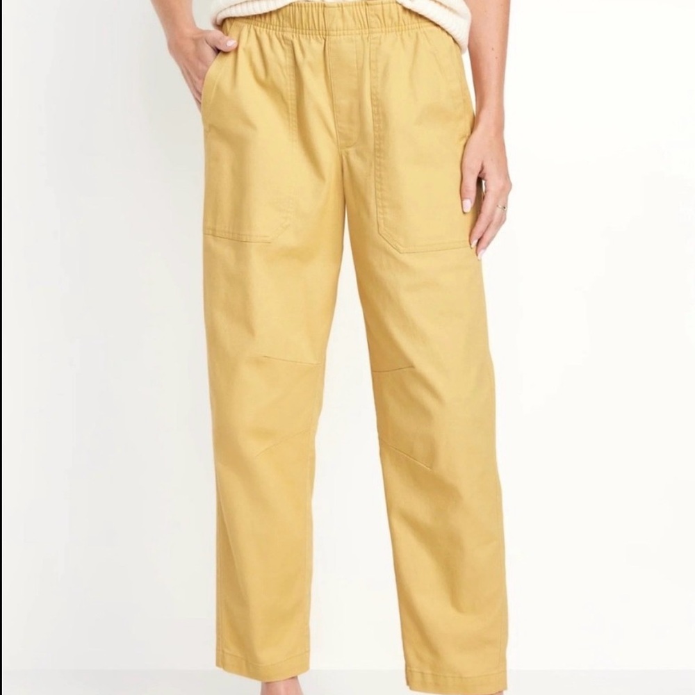 Old Navy Mustard Utility Pants – Women’s Casual Cargo Style. Size S - Picture 2 of 8